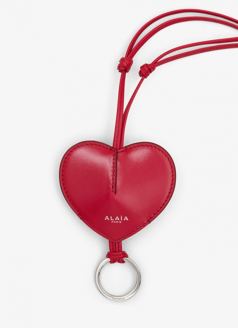 Porte-clés Alaia Le Cœur Bell Femme Rouge France | L1Y-4225