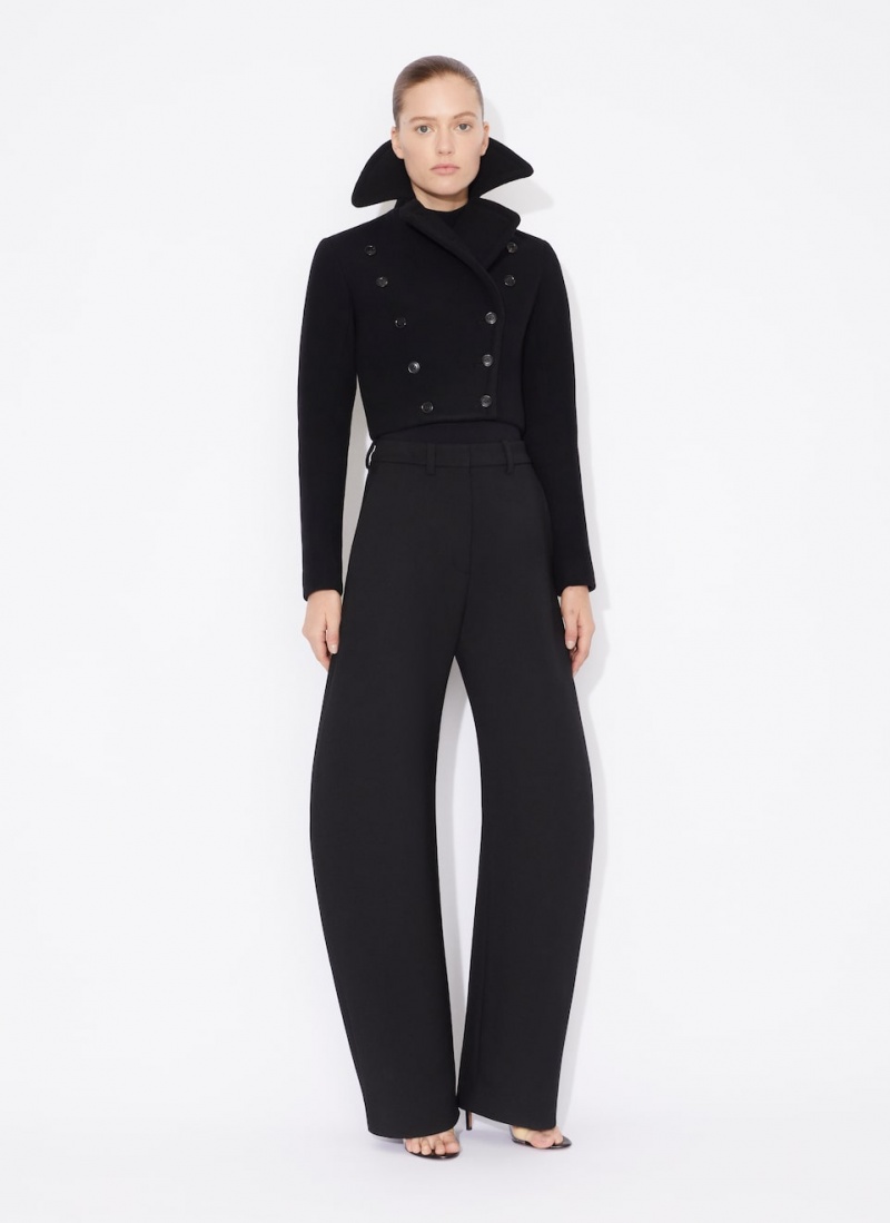 Pantalon Alaia Round Wools Femme Noir France | G1I-3359