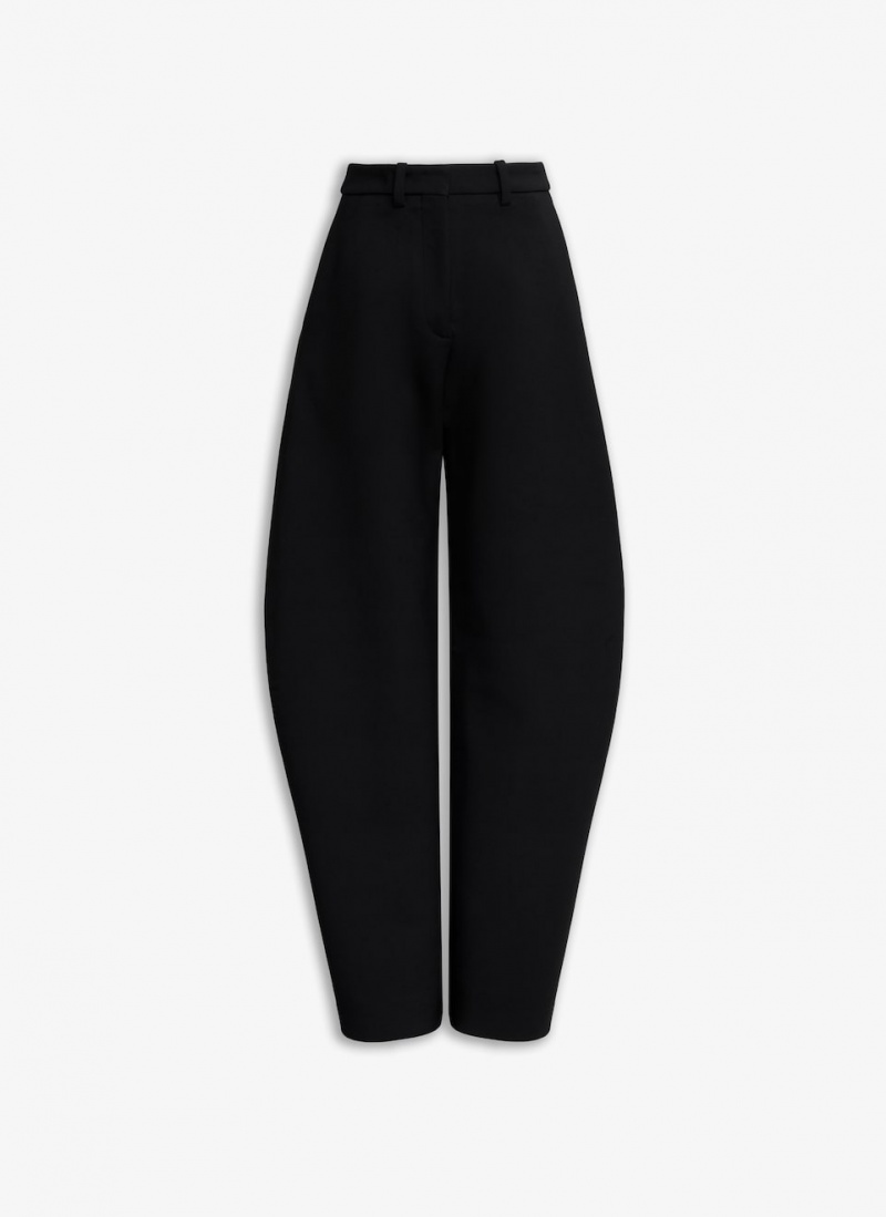 Pantalon Alaia Round Wools Femme Noir France | G1I-3359