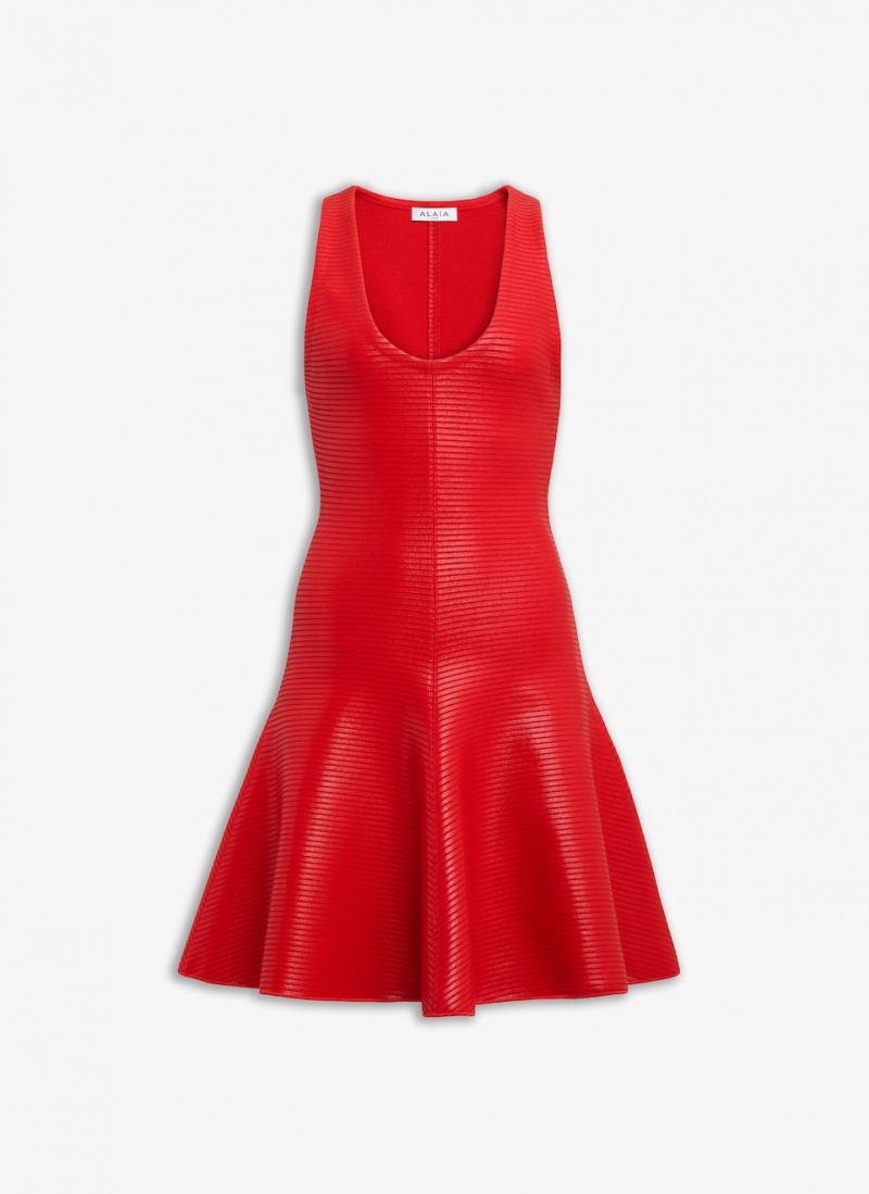 Peignoir Alaia Coated Femme Rouge France | G1H-9410